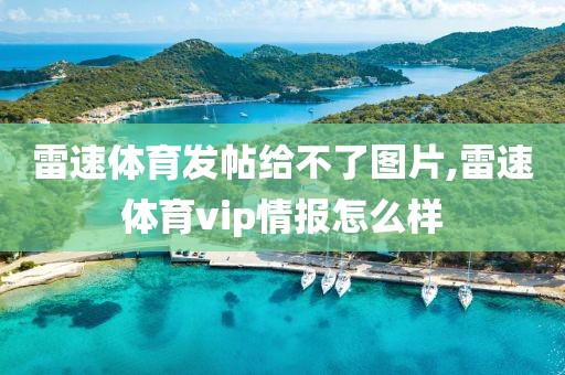 雷速体育发帖给不了图片,雷速体育vip情报怎么样