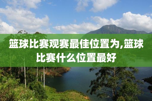 篮球比赛观赛最佳位置为,篮球比赛什么位置最好