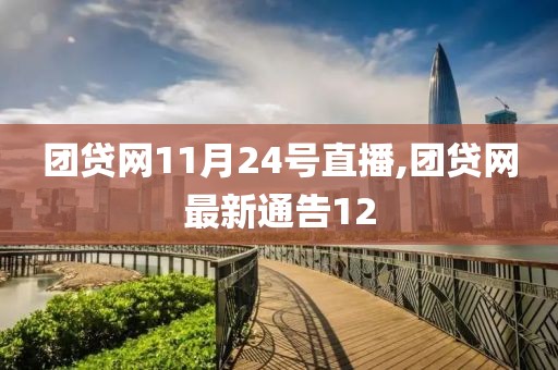 团贷网11月24号直播,团贷网最新通告12