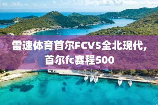 雷速体育首尔FCVS全北现代,首尔fc赛程500