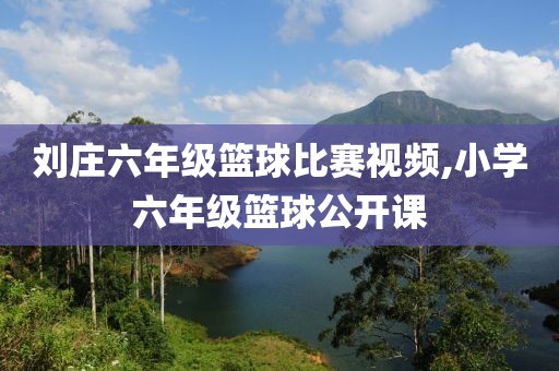刘庄六年级篮球比赛视频,小学六年级篮球公开课