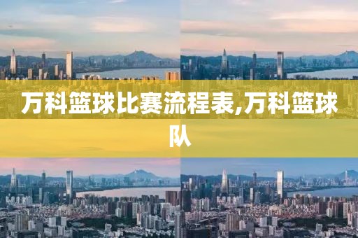 万科篮球比赛流程表,万科篮球队