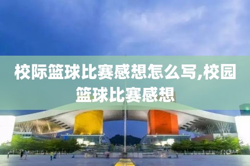 校际篮球比赛感想怎么写,校园篮球比赛感想