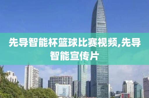先导智能杯篮球比赛视频,先导智能宣传片