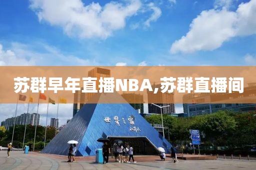 苏群早年直播NBA,苏群直播间