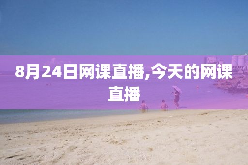 8月24日网课直播,今天的网课直播
