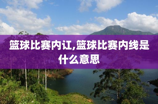 篮球比赛内讧,篮球比赛内线是什么意思