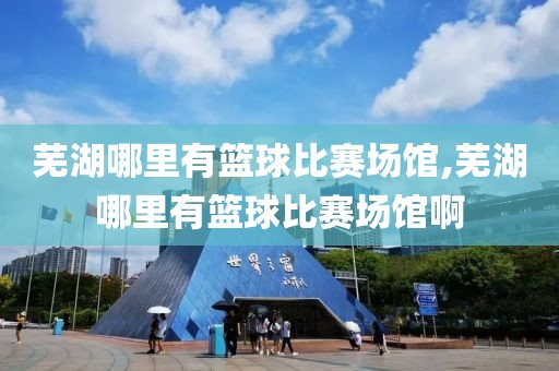 芜湖哪里有篮球比赛场馆,芜湖哪里有篮球比赛场馆啊
