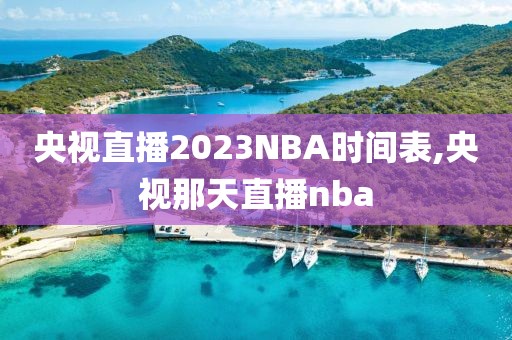 央视直播2023NBA时间表,央视那天直播nba