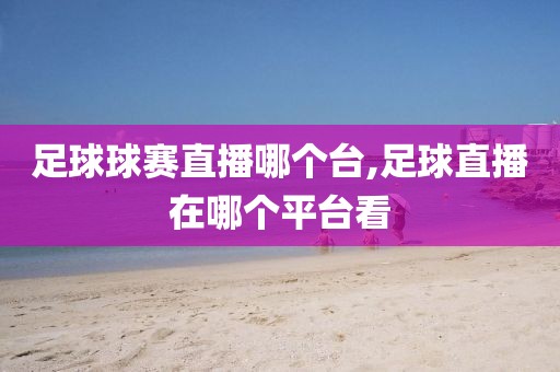 足球球赛直播哪个台,足球直播在哪个平台看