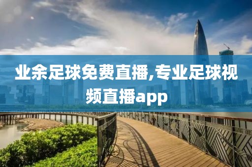 业余足球免费直播,专业足球视频直播app