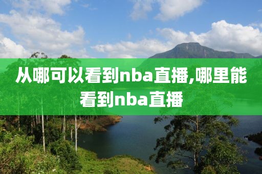 从哪可以看到nba直播,哪里能看到nba直播