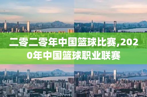 二零二零年中国篮球比赛,2020年中国篮球职业联赛