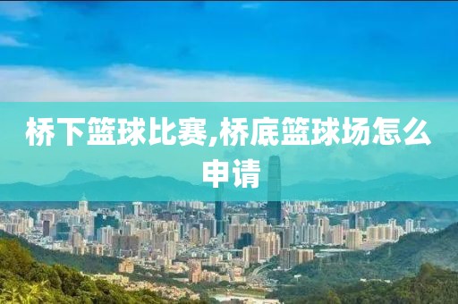 桥下篮球比赛,桥底篮球场怎么申请